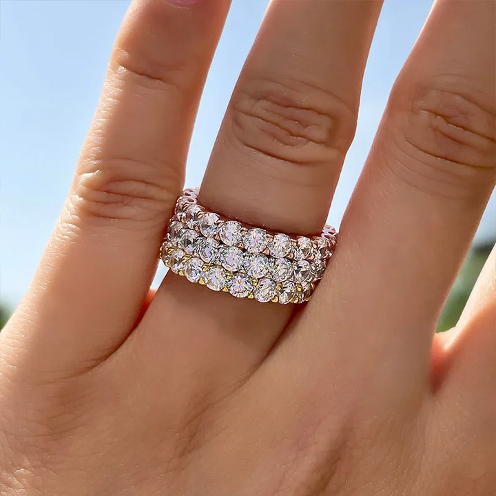 Liselotte | Diamantring mit Doppelband