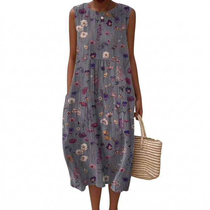 Dora | Bequemes ärmelloses Sommerkleid