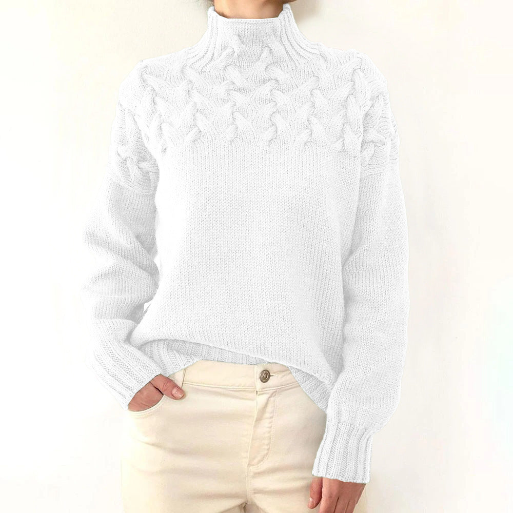 Leila | Warmer gestrickter Rollkragenpullover