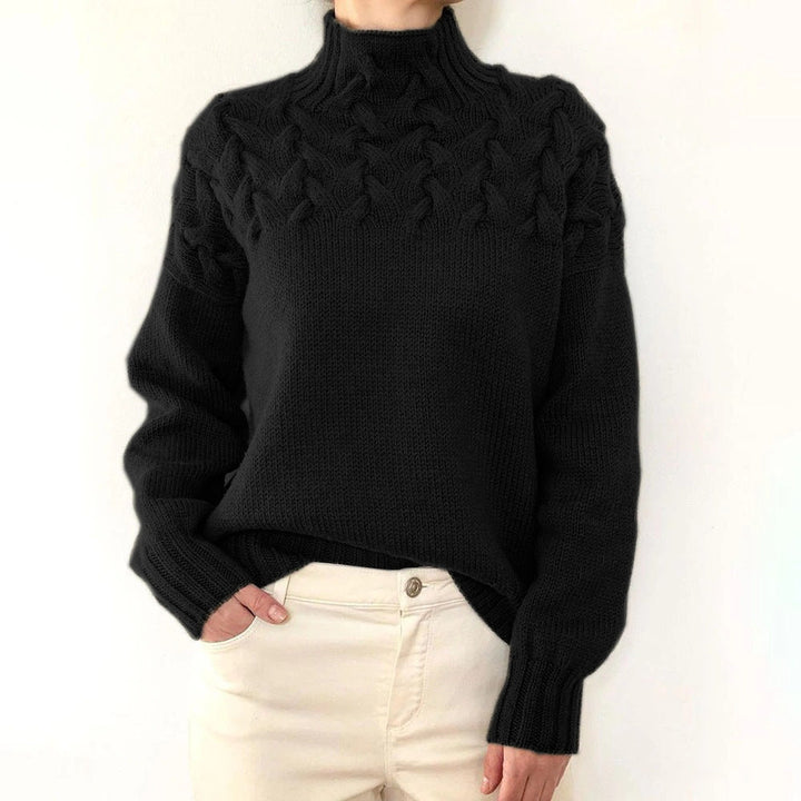 Leila | Warmer gestrickter Rollkragenpullover